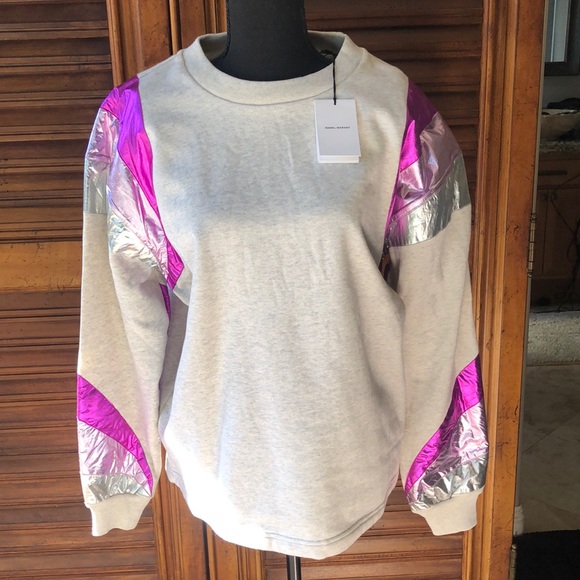 Isabel Marant Sweaters - Isabel Marant Menjih panelled sweatshirt
